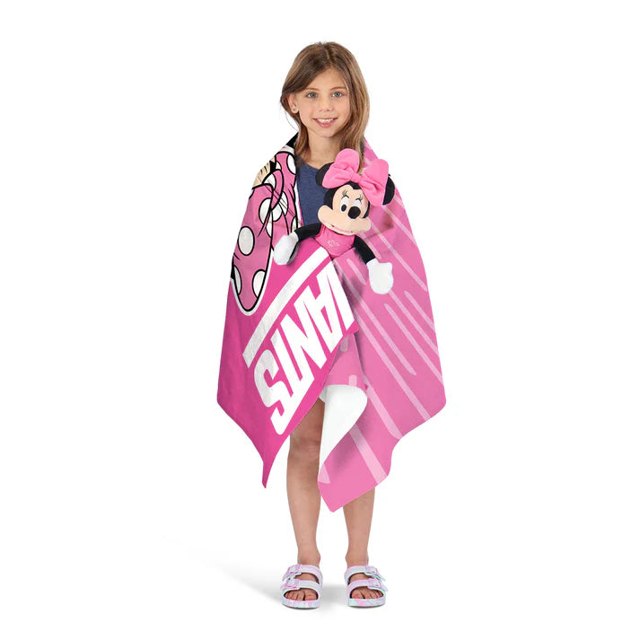 New York Giants Disney Minni Mouse Spirit Hugger Beach Towel Set by Northwest Group