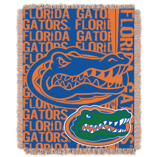 Florida Gators Double Play Jacquard Throw Blanket by The Northwest Group