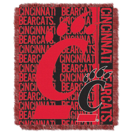 Cincinnati Bearcats Double Play Jacquard Throw Blanket by The Northwest Group