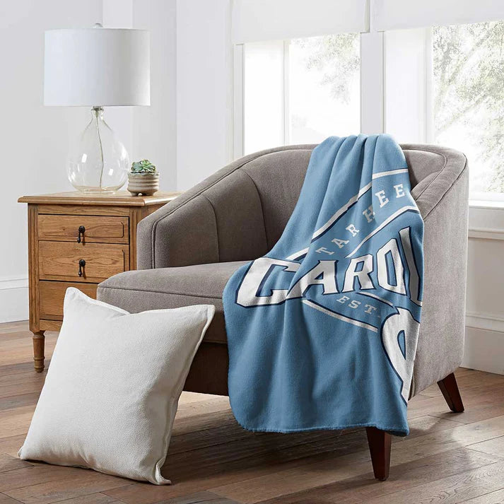 North Carolina Tar Heels Campaign 50x60 Fleece Throw Blanket by Northwest Group