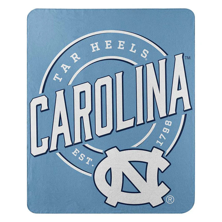 North Carolina Tar Heels Campaign 50x60 Fleece Throw Blanket by Northwest Group