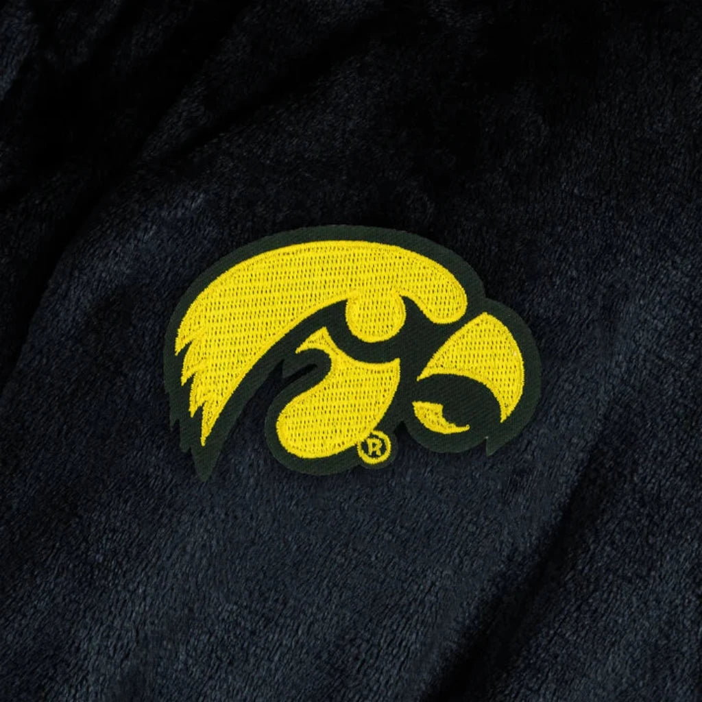 Iowa Hawkeyes Embroidered Mens L/XL Bathrobe