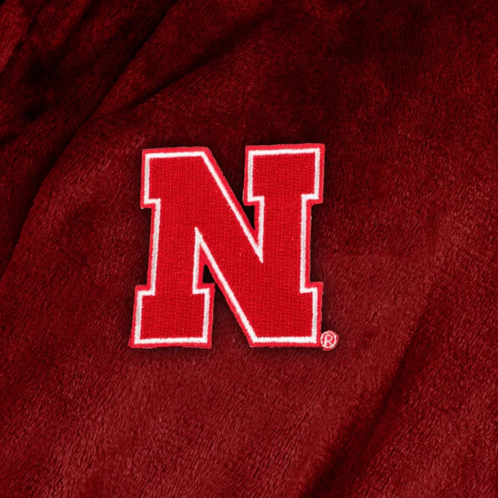 Nebraska Cornhuskers Embroidered Mens L/XL Bathrobe