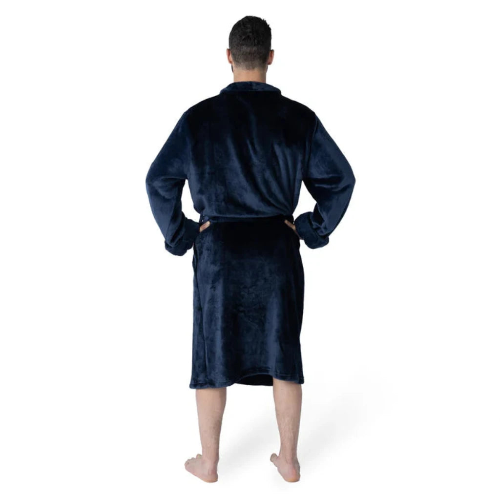 Michigan Wolverines Embroidered Mens L/XL Bathrobe