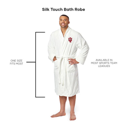 Indiana Hoosiers Embroidered Mens L/XL Bathrobe