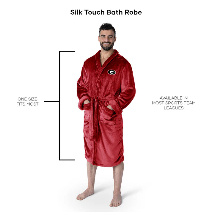 Georgia Bulldogs Embroidered Mens L/XL Bathrobe