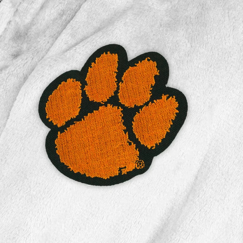 Clemson Tigers Embroidered Mens L/XL Bathrobe