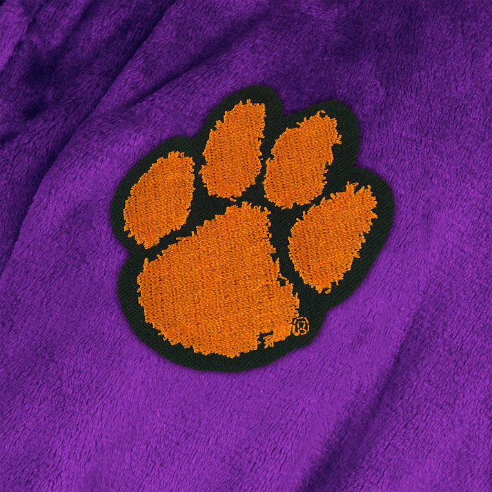 Clemson Tigers Embroidered Mens L/XL Bathrobe