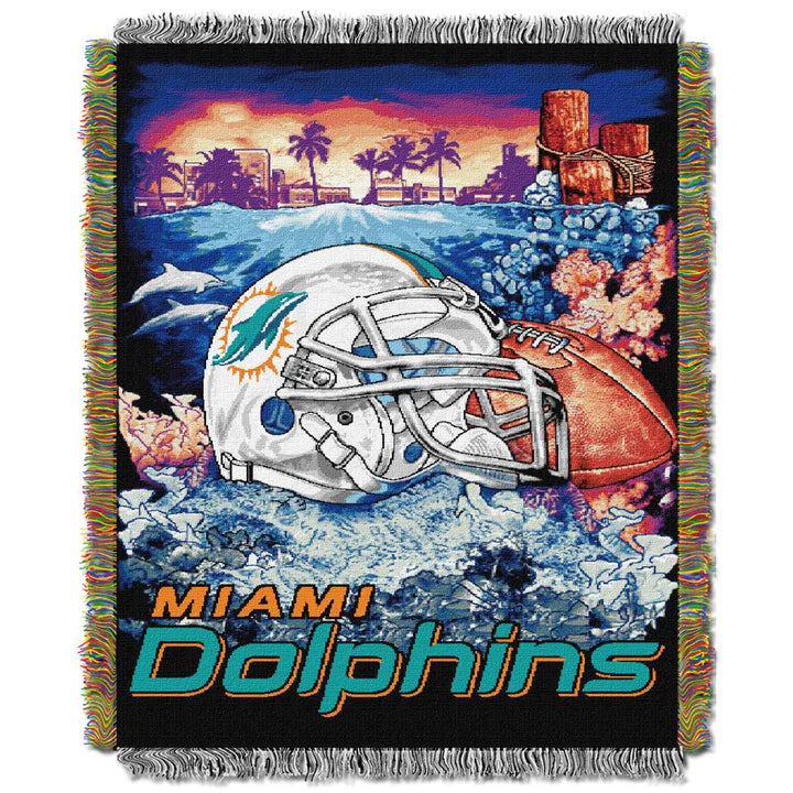 Miami Dolphins Home Field Advantage Tapestry by the Northwest