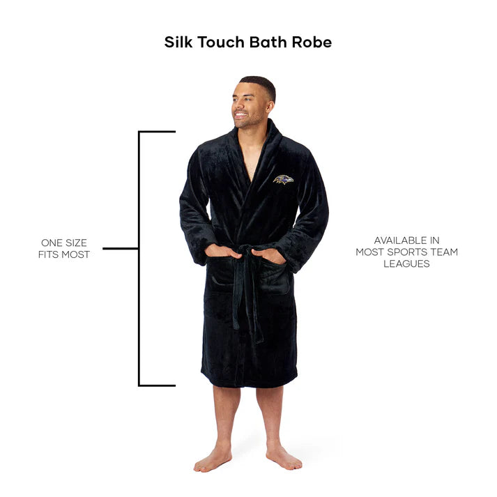 Baltimore Ravens Embroidered Mens L/XL Bathrobe