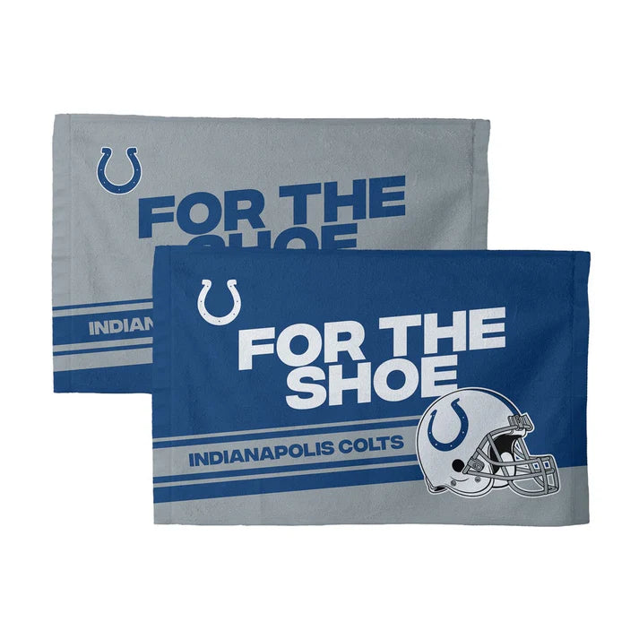 Indianapolis Colts NFL Rally Towels, 2-pack, 16"x25", featuring team colors and logo, 100% polyester, officially licensed by the NFL.