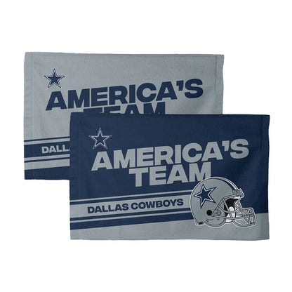 Dallas Cowboys NFL Rally Towels, 2-pack, 16"x25", featuring team colors and logo, 100% polyester, officially licensed by the NFL.