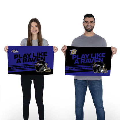 Baltimore Ravens 16" x 25" Play Action Fan Rally Towel {2 Pack} by The Northwest Group