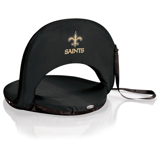 New Orleans Saints - Oniva Portable Reclining Seat, (Black) by Picnic Time