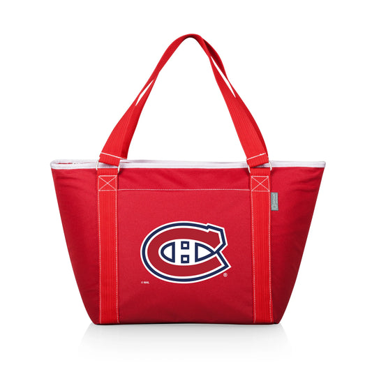 Montreal Canadiens Topanga Cooler Tote Bag 21x8.7x13, 24-can capacity, water-resistant liner, red 