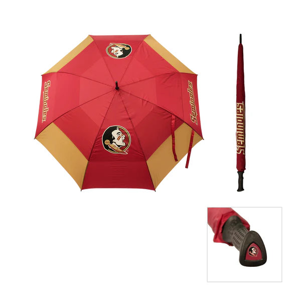 Florida State Seminoles NCAA golf umbrella with 62-inch canopy, team colors and graphics, officially licensed