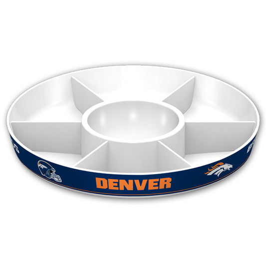 Denver Broncos Sectional Serving Party Platter Tray by Fremont Die