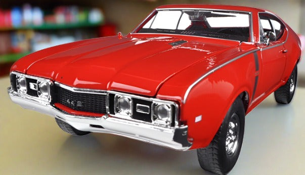 1968 Oldsmobile 442 Red 1/24 Diecast Model Car by Welly