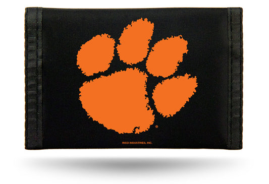 Clemson Tigers Trifold Nylon Wallet by Rico Industries