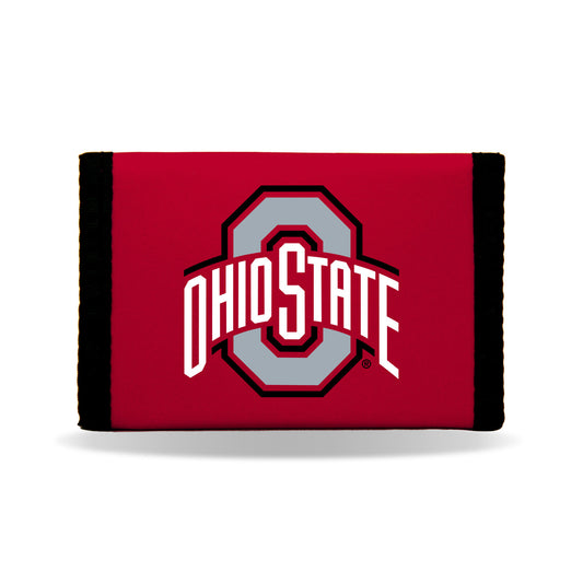 Ohio State Buckeyes Trifold Nylon Wallet by Rico Industries