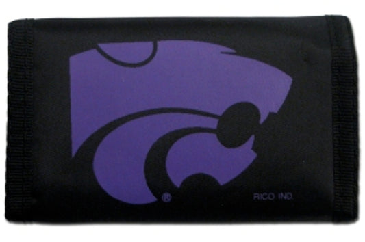 Kansas State Wildcats Trifold Nylon Wallet by Rico Industries