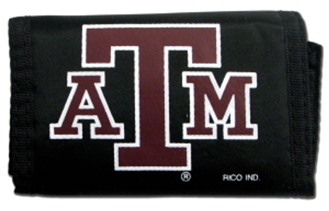 Texas A&M Aggies Trifold Nylon Wallet by Rico Industries
