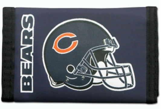 Chicago Bears Trifold Nylon Wallet by Rico Industries