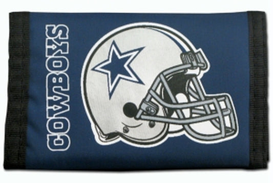 Dallas Cowboys Trifold Nylon Wallet by Rico Industries