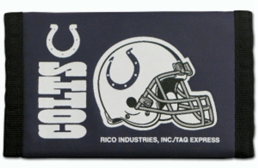Indianapolis Colts Trifold Nylon Wallet by Rico Industries