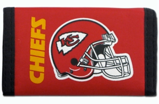Kansas City Chiefs Trifold Nylon Wallet by Rico Industries