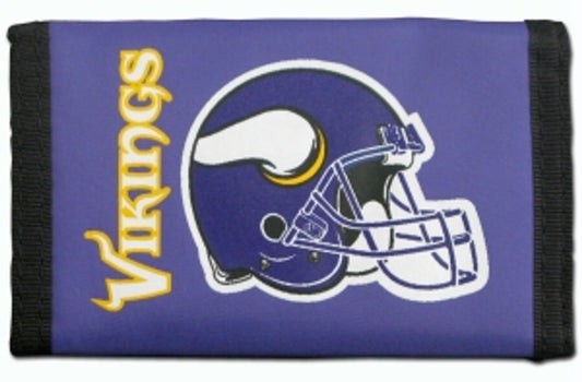 Minnesota Vikings Trifold Nylon Wallet by Rico Industries