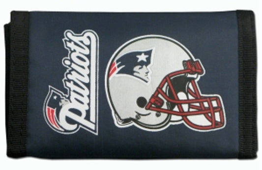 New England Patriots Trifold Nylon Wallet by Rico Industries