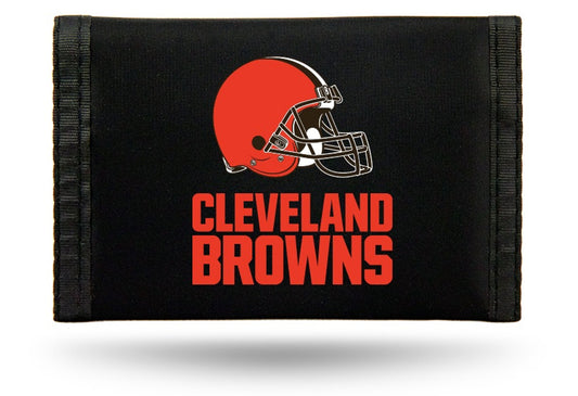 Cleveland Browns Trifold Nylon Wallet by Rico Industries