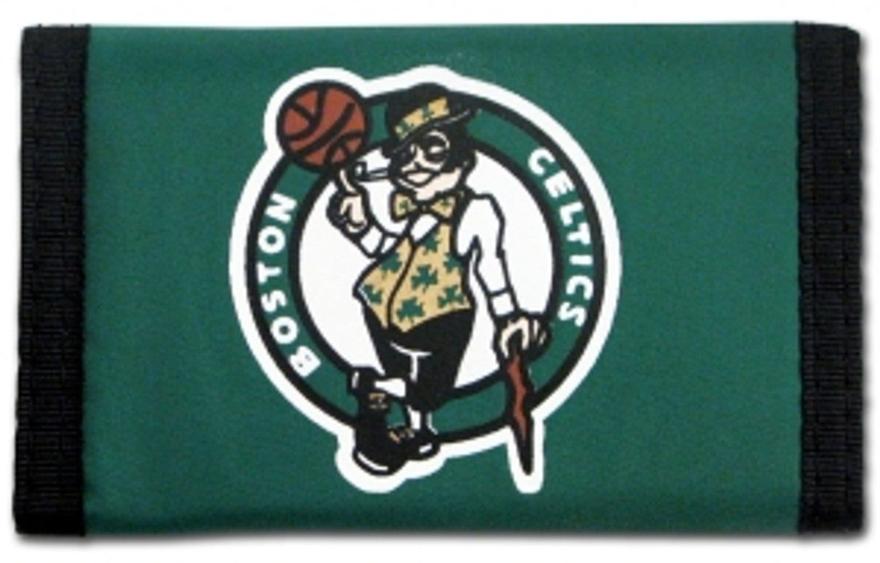 Boston Celtics Trifold Nylon Wallet by Rico Industries