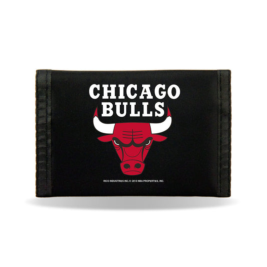 Chicago Bulls Trifold Nylon Wallet by Rico Industries