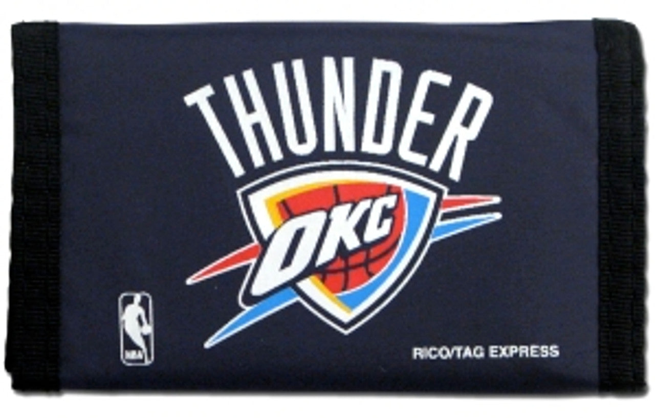 Oklahoma City Thunder Trifold Nylon Wallet by Rico Industries