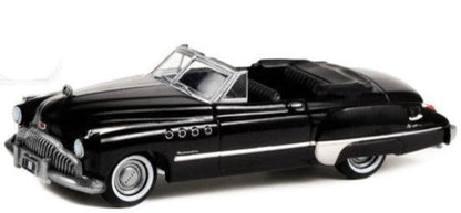 1949 Buick Roadmaster Convertible Black Metallic "Black Bandit" Series 27 1/64 Diecast Model Car by Greenlight