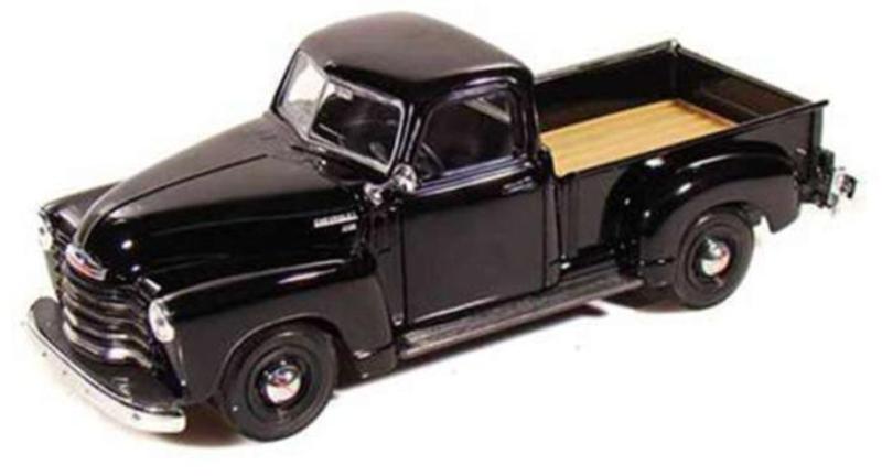 1950 Chevrolet 3100 Pickup Truck Black 1/25 Diecast Model Car by Maisto