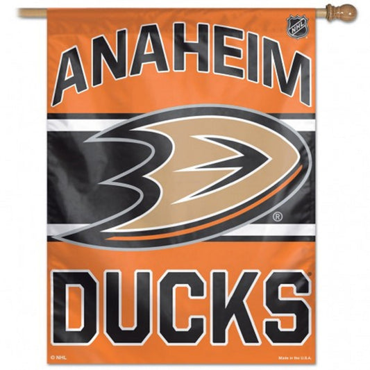 Anaheim Ducks 27" x 37" Vertical House Flag/Banner by Wincraft