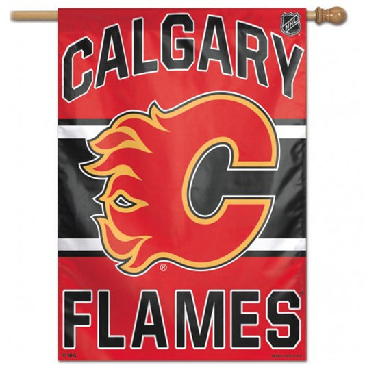 Calgary Flames 28" x 40" Vertical House Flag/Banner by Wincraft