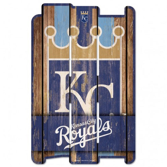 Kansas City Royals 11" x 17" Wood Fence Sign by Wincraft