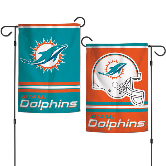 Miami Dolphins 12" x 18" Garden Flag 2 Sided by Wincraft
