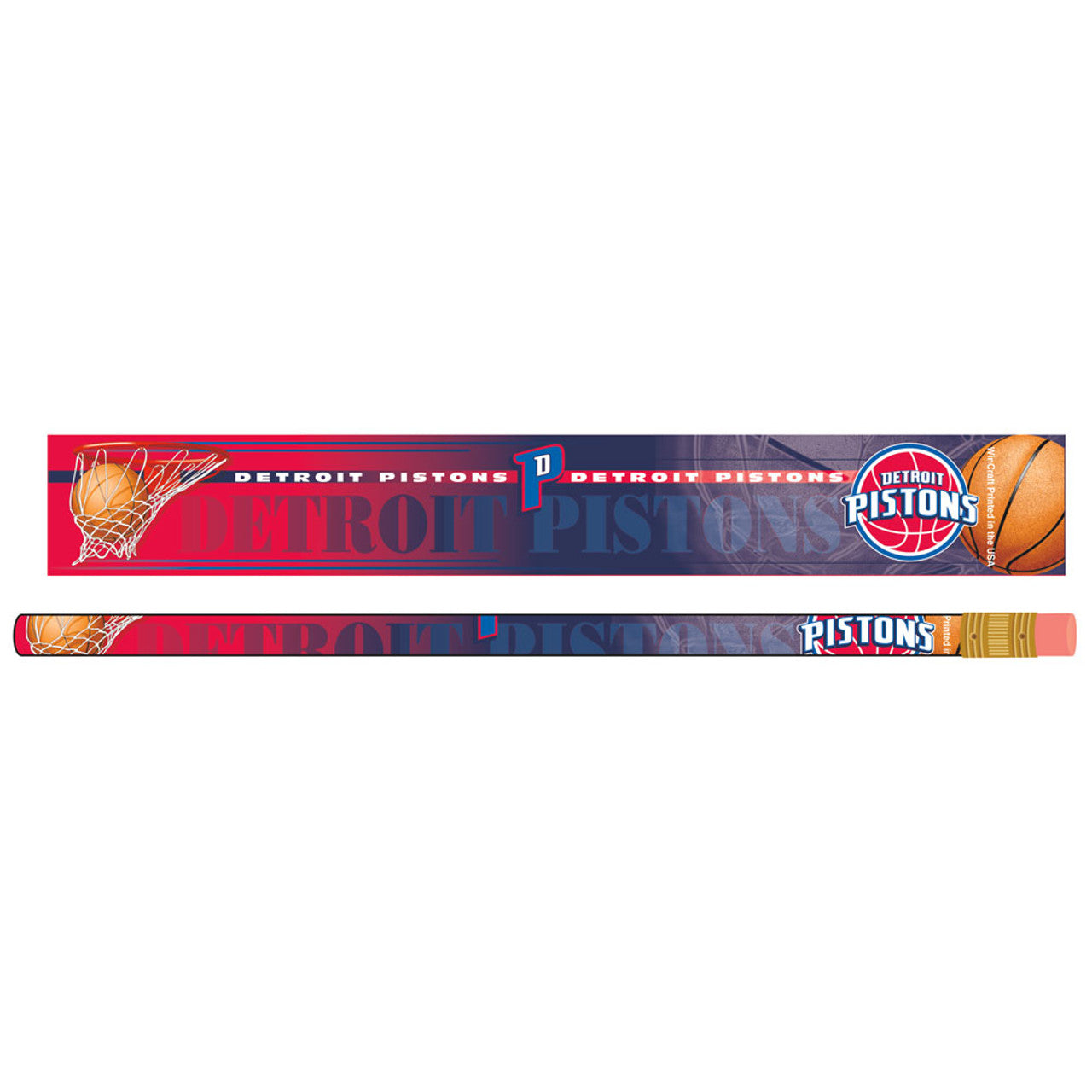 Detroit Pistons 2 Packs of Pencils - 6 per pack by Wincraft