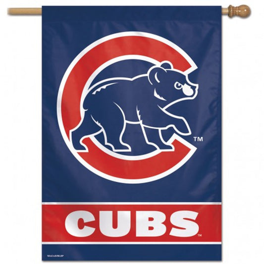 Chicago Cubs 28" x 40" Vertical House Flag/Banner by Wincraft