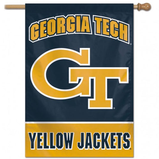Georgia Tech Yellow Jackets 28" x 40" Vertical House Flag/Banner by Wincraft