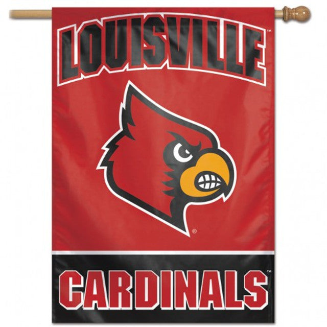 Louisville Cardinals 28" x 40" Vertical House Flag/Banner by Wincraft