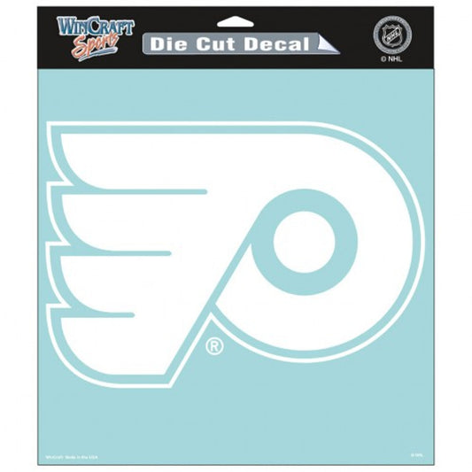 Philadelphia Flyers 8" x 8" White Decal by Wincraft