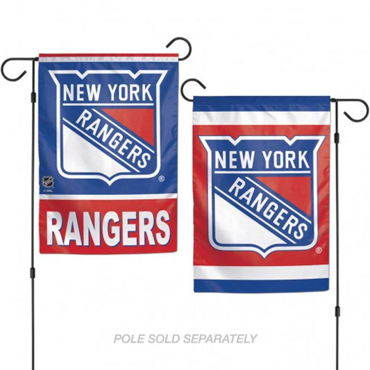 New York Rangers 12" x 18" Garden Flag 2 Sided by Wincraft