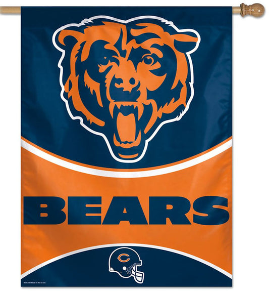 Chicago Bears 27" x 37" Vertical House Flag/Banner by Wincraft