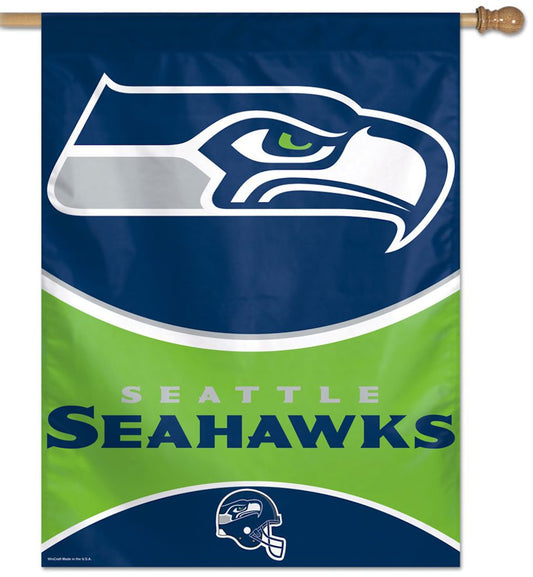 Seattle Seahawks 27" x 37" Vertical House Flag/Banner by Wincraft